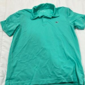 Vineyard, vines, green, short, sleeved polo shirt